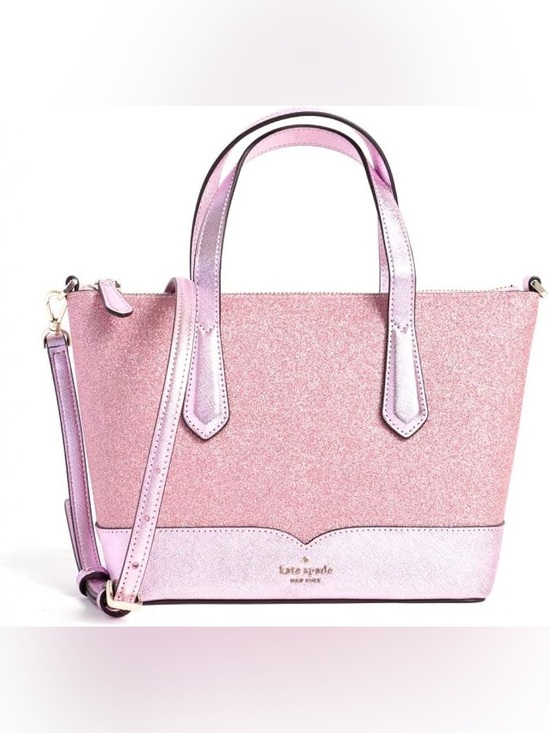 kate spade Handbags - kate spade Pink Glitter Tote with Top Handles